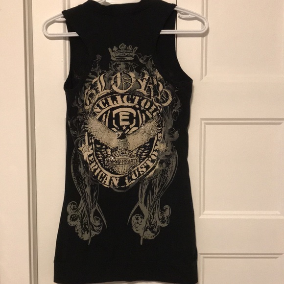 Los Angela’s bus stop graphics V neck tank top - Picture 4 of 4